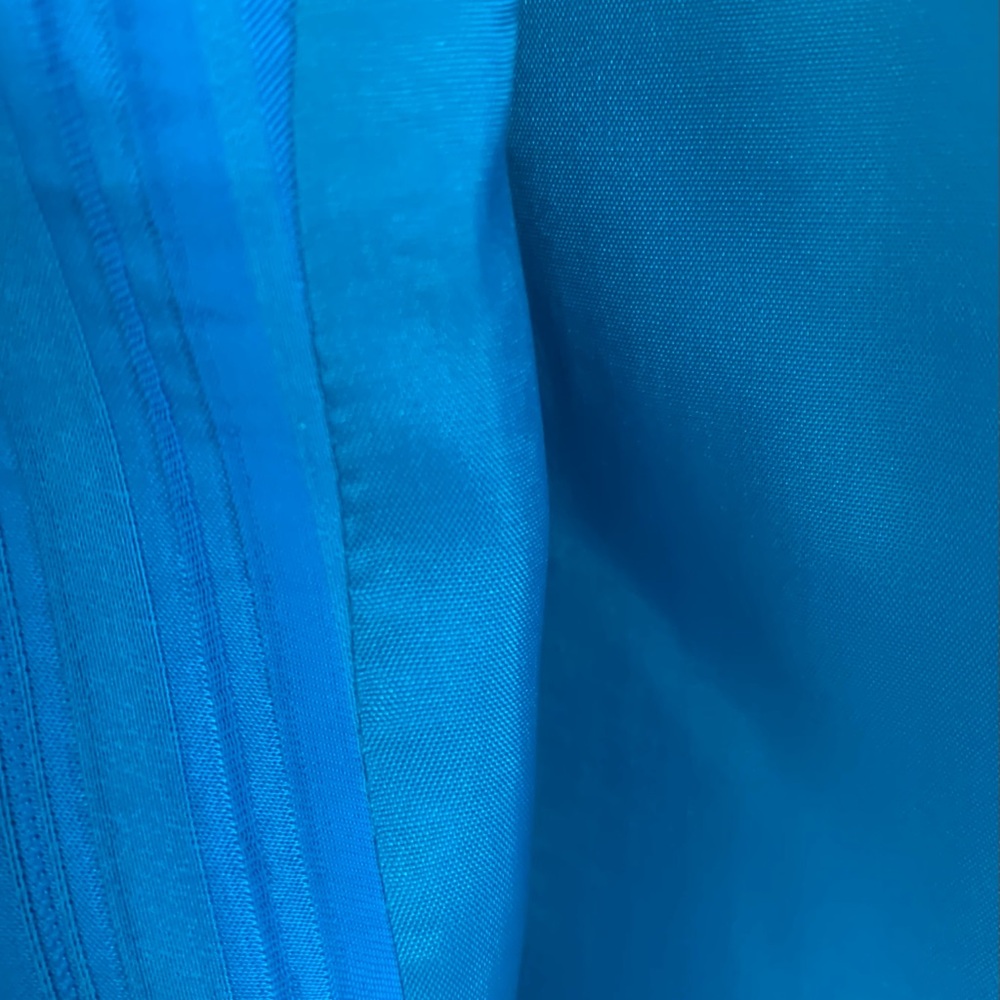 SZ 8 Petite Dana Buchman Turquoise Striped Blazer - Picture 8 of 9